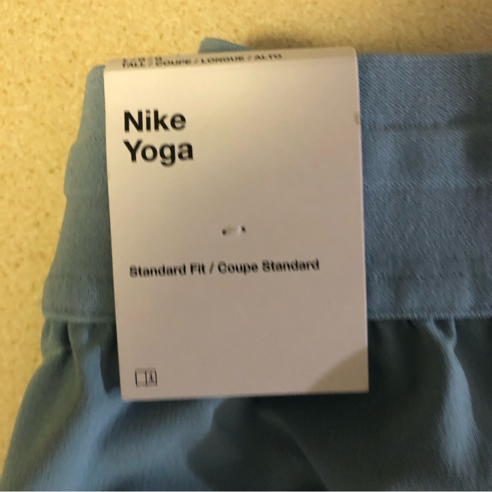 Mens Nike Dri-FIT Flex Yoga Pants Light Blue Size Large-Tall L-Tall DD2120-494 - Picture 6 of 7